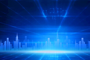 科技感城市夜景背景图