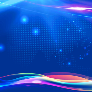 梦幻炫彩科技感背景图