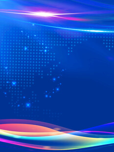 梦幻炫彩蓝色线条背景图