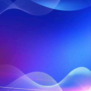 梦幻蓝紫色渐变波浪背景