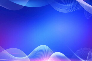 梦幻渐变蓝色波浪背景图