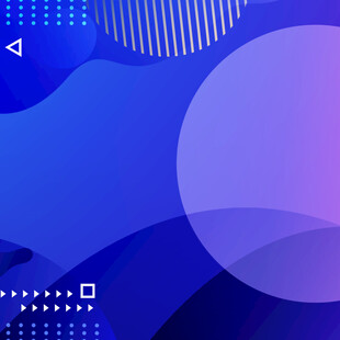 蓝色渐变几何抽象背景图