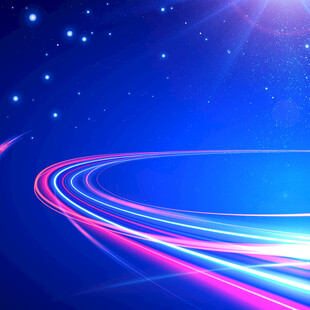 梦幻炫彩流光背景