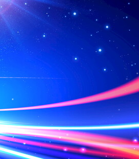 梦幻星空光带背景图