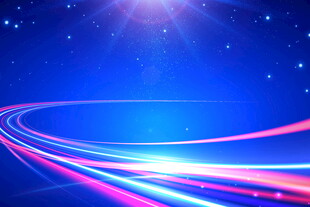 梦幻炫彩光线星空背景图