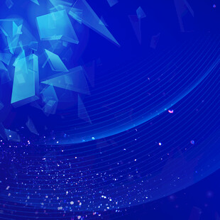 蓝色科技风抽象背景图