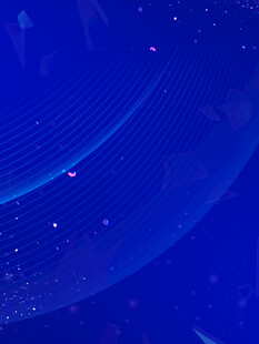 梦幻蓝色渐变星空背景