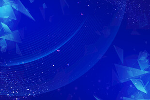 梦幻蓝色几何星空背景