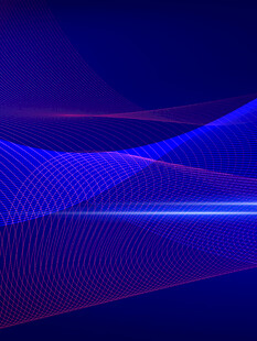 梦幻蓝紫渐变线条背景图