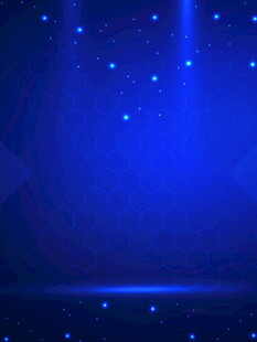 梦幻蓝色舞台背景效果