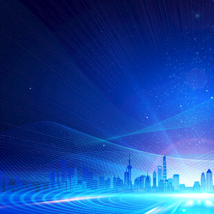 梦幻科技城市夜景
