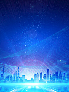梦幻都市夜景科技感十足