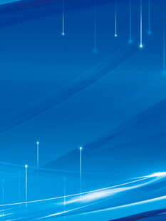 蓝色科技风抽象线条背景图