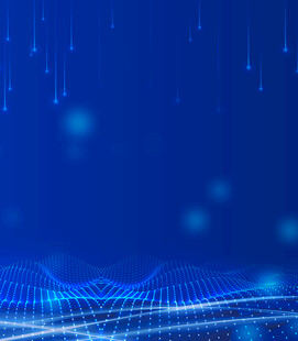 蓝色科技感线条背景画面