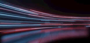 绚丽动感光线轨迹画面