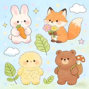 可爱动物集合