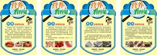 卡通风格营养成分信息卡