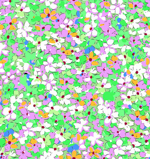 多彩碎花图案背景纹理