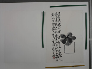 齐白石四叶草书法作品展示