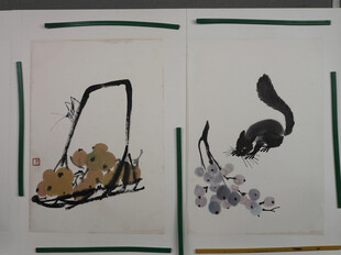 齐白石中式手绘花鸟装饰画