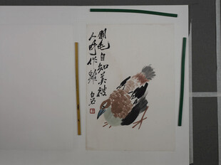 齐白石水墨禽鸟图