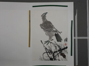 齐白石水墨鹰图