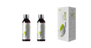 草本精华液套装展示