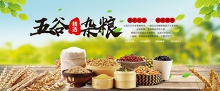 五谷杂粮灯箱