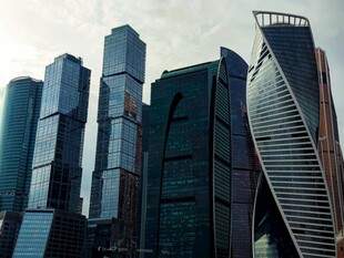 现代摩天大楼建筑群