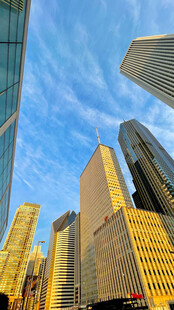 都市摩天大楼景观