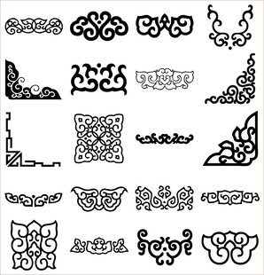 花纹 花边 角花 边框