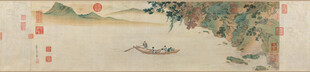 中式山水风景图