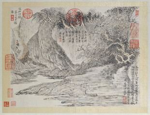 恽寿平山水古画