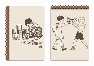 线圈本 游戏的男孩