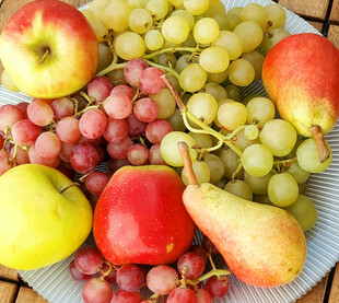 多彩新鲜水果拼盘