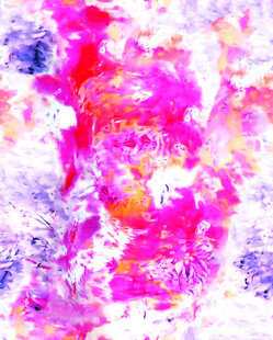 梦幻多彩抽象水彩图案