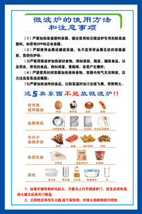 微波炉的使用方法和注意事项