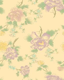 复古花卉图案背景