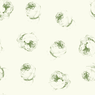 绿色花卉图案背景纹理