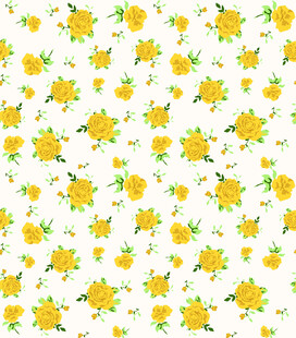 黄色小花无缝图案背景