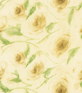 淡黄色花卉图案背景