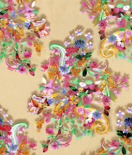 多彩花卉图案装饰设计