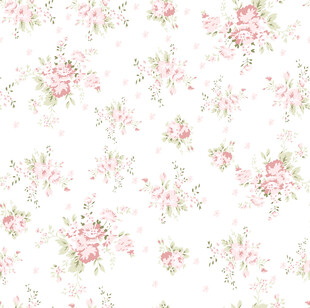 粉色花卉图案背景