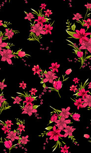 粉色花卉图案背景