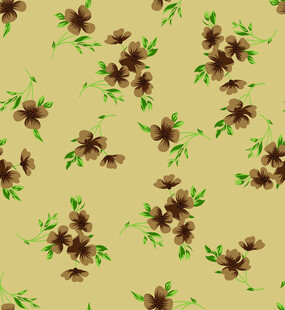 复古花卉图案背景