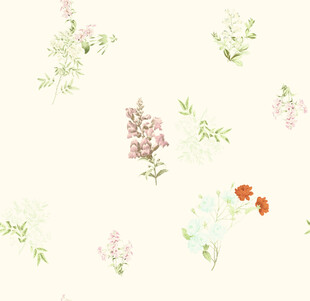 淡雅花卉图案背景