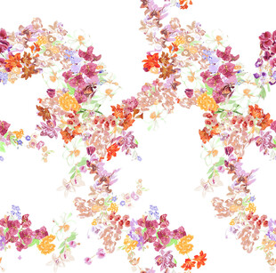 多彩花卉图案设计