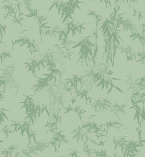 淡绿色竹叶图案背景