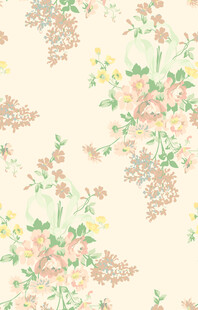 复古花卉图案背景