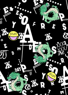 字母图案背景纹理